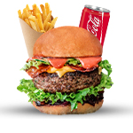 Supreme Beef Burger Meal 