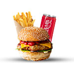 Spicy Chicken Fillet Burger Meal 